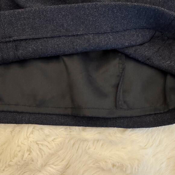 Theory Blue Short Sleeve Back Zip Wool Sheath Dress 0 - Picture 3 of 10